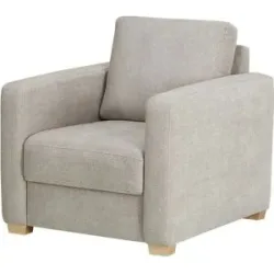 Bobb Sessel mit Boxspringpolsterung  Lisa de Luxe ¦ grau ¦ Maße (cm): B: 85 H: