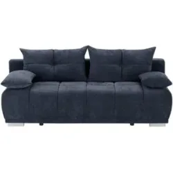 switch Schlafsofa mit Boxspringpolsterung  Gala ¦ blau ¦ Maße (cm): B: 208 H: 92