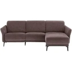 Höffner Ecksofa  New York ¦ lila/violett ¦ Maße (cm): B: 251 H: 85 T: 179.0