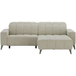 uno Ecksofa mit Relaxfunktion Luzern ¦ beige ¦ Maße (cm): B: 256 H: 84 T: 179.0