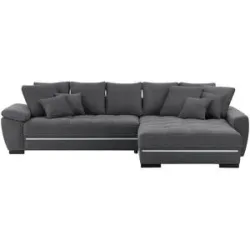 Bobb Ecksofa  Farina Fancy-LED ¦ grau ¦ Maße (cm): B: 323 H: 92 T: 222.0