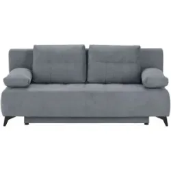 Höffner Schlafsofa  Eddy ¦ grau ¦ Maße (cm): B: 197 H: 88 T: 89.0