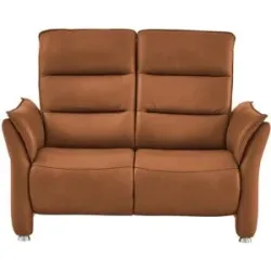 Hukla Einzelsofa Echtleder Corina ¦ braun ¦ Maße (cm): B: 146 H: 112 T: 90.0