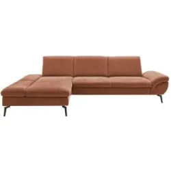 Lounge Collection Ecksofa  Malena ¦ orange ¦ Maße (cm): B: 314 H: 92 T: 199.0
