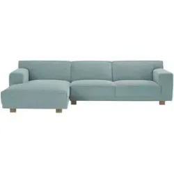 Soho Ecksofa  Trenisha ¦ blau ¦ Maße (cm): B: 301 H: 74 T: 160.0