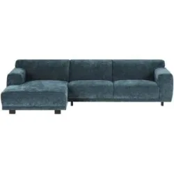 Soho Ecksofa  Trenisha ¦ türkis/petrol ¦ Maße (cm): B: 301 H: 74 T: 160.0