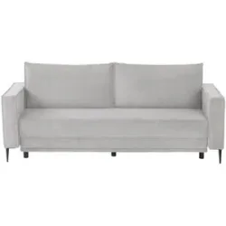 Höffner Schlafsofa  Teresina ¦ grau ¦ Maße (cm): B: 222 H: 93 T: 98.0