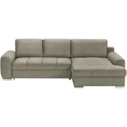 Bobb Ecksofa mit Schlaffunktion Soumia ¦ beige ¦ Maße (cm): B: 283 H: 90 T: