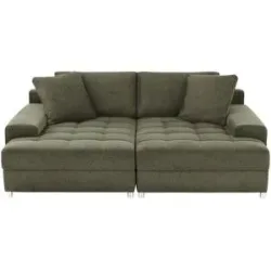 Bobb Doppelrecamiere  Arissa de Luxe ¦ grün ¦ Maße (cm): B: 224 H: 84 T: 181.0