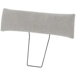 Bobb Kopfstütze  Casandra de Luxe ¦ grau ¦ Maße (cm): B: 74 H: 20 T: 9.0