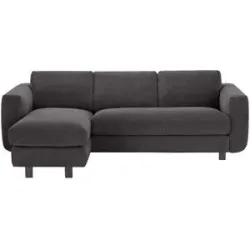 Soho Ecksofa  Ariana ¦ grau ¦ Maße (cm): B: 215 H: 75 T: 163.0