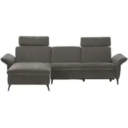uno Ecksofa mit Relaxfunktion Dayton ¦ grau ¦ Maße (cm): B: 288 H: 101 T: 157.0