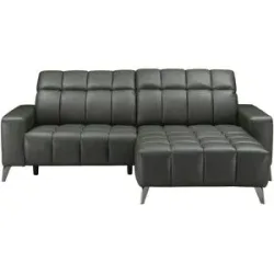 uno Ecksofa mit Relaxfunktion Luzern ¦ grau ¦ Maße (cm): B: 256 H: 83 T: 179.0
