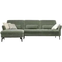 meinSofa Ecksofa Cord DANTE ¦ grün