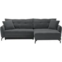 Bobb Ecksofa  Casandra de Luxe ¦ grau ¦ Maße (cm): B: 284 H: 91 T: 191.0