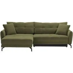 Bobb Ecksofa  Casandra de Luxe ¦ grün ¦ Maße (cm): B: 284 H: 91 T: 191.0