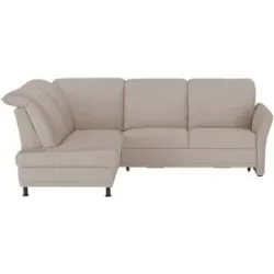 Polstermöbel Oelsa Ecksofa  Mallorca ¦ beige ¦ Maße (cm): B: 258 H: 92 T: 198.0