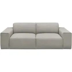 Gray & Jones Einzelsofa im Trendstoff Baltic Breeze ¦ grau ¦ Maße (cm): B: 216