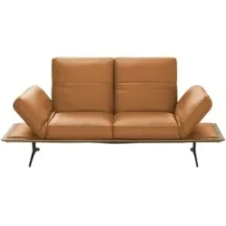Koinor Einzelsofa aus Echtleder Fendo ¦ gelb ¦ Maße (cm): B: 206 H: 73 T: 123.0
