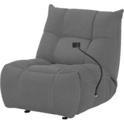 uno Sessel Relaxfunktion Tokyo ¦ grau ¦ Maße (cm): B: 83 H: 91 T: 106.0