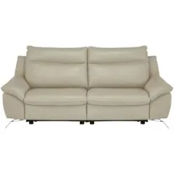 Natuzzi Editions Sofa aus Echtleder Orlando ¦ beige ¦ Maße (cm): B: 212 H: 94 T: