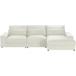 Höffner Ecksofa  Branna ¦ beige ¦ Maße (cm): B: 322 H: 88 T: 164.0
