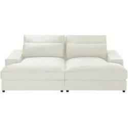 Höffner Lounge Sofa  Branna ¦ beige ¦ Maße (cm): B: 232 H: 88 T: 164.0