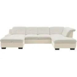 Lounge Collection Wohnlandschaft  Davinci ¦ creme ¦ Maße (cm): B: 346 H: 104 T: