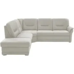 meinSofa Ecksofa aus Mikrofaser Edda ¦ silber ¦ Maße (cm): B: 253 H: 96 T: 238.0