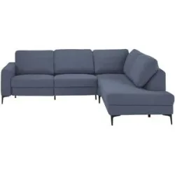 Max Schelling Ecksofa  Maximum Premium ¦ blau ¦ Maße (cm): B: 279 T: 224.0