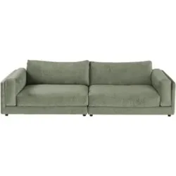 Jette Home Big Sofa  Roomy ¦ grün ¦ Maße (cm): B: 294 H: 85 T: 150.0