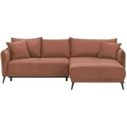 pop Ecksofa  Vega De Luxe ¦ orange ¦ Maße (cm): B: 305 H: 91 T: 192.0