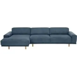 Max Winzer Ecksofa  Penelope ¦ blau ¦ Maße (cm): B: 283 H: 68