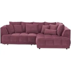 switch Ecksofa  Tiga ¦ lila/violett ¦ Maße (cm): B: 285 H: 88 T: 205.0