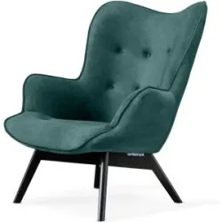 KONSIMO Sessel  Glori ¦ blau ¦ Maße (cm): B: 78 H: 94