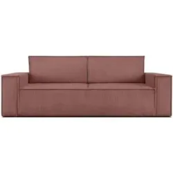 KONSIMO Einzelsofa  Napi ¦ rosa/pink ¦ Maße (cm): B: 244 H: 89