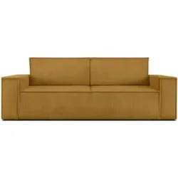 KONSIMO Einzelsofa  Napi ¦ gelb ¦ Maße (cm): B: 244 H: 89