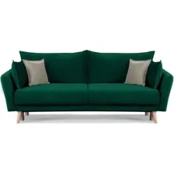 KONSIMO Einzelsofa  Belmos ¦ grün ¦ Maße (cm): B: 228 H: 102