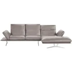 Koinor Ecksofa Echtleder Francis ¦ braun ¦ Maße (cm): H: 93