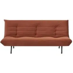 Höffner Schlafsofa  Atusa ¦ rot ¦ Maße (cm): B: 185 H: 92 T: 82.0