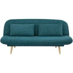 Höffner Schlafsofa  Adelena ¦ türkis/petrol ¦ Maße (cm): B: 175 H: 79 T: 81.0