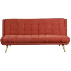Höffner Schlafsofa  Jianny ¦ orange ¦ Maße (cm): B: 182 H: 85 T: 100.0