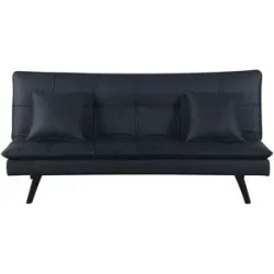 Höffner Schlafsofa  Nova ¦ schwarz ¦ Maße (cm): B: 178 H: 85 T: 100.0