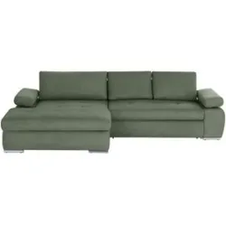 smart Ecksofa  Ibby ¦ grün ¦ Maße (cm): B: 294 H: 73 T: 173.0