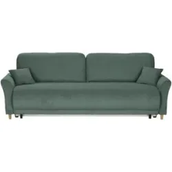 Höffner Big Sofa mit Funktion  Malyn II ¦ grün ¦ Maße (cm): B: 232 H: 88 T: 100.0