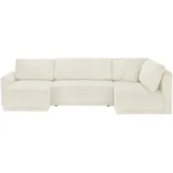 Höffner Wohnlandschaft  Malyn ¦ beige ¦ Maße (cm): B: 313 H: 90 T: 160.0