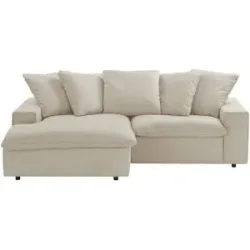 Soho Ecksofa  Kini ¦ beige ¦ Maße (cm): B: 230 H: 83 T: 180.0