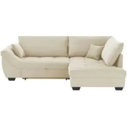 Bobb Ecksofa  Krissy ¦ creme ¦ Maße (cm): B: 251 H: 88 T: 190.0
