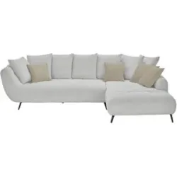 Bobb Ecksofa  Bellani III ¦ grau ¦ Maße (cm): B: 318 H: 90 T: 218.0