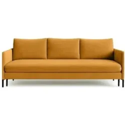 Höffner Einzelsofa  Bellis ¦ gelb ¦ Maße (cm): B: 216 H: 95